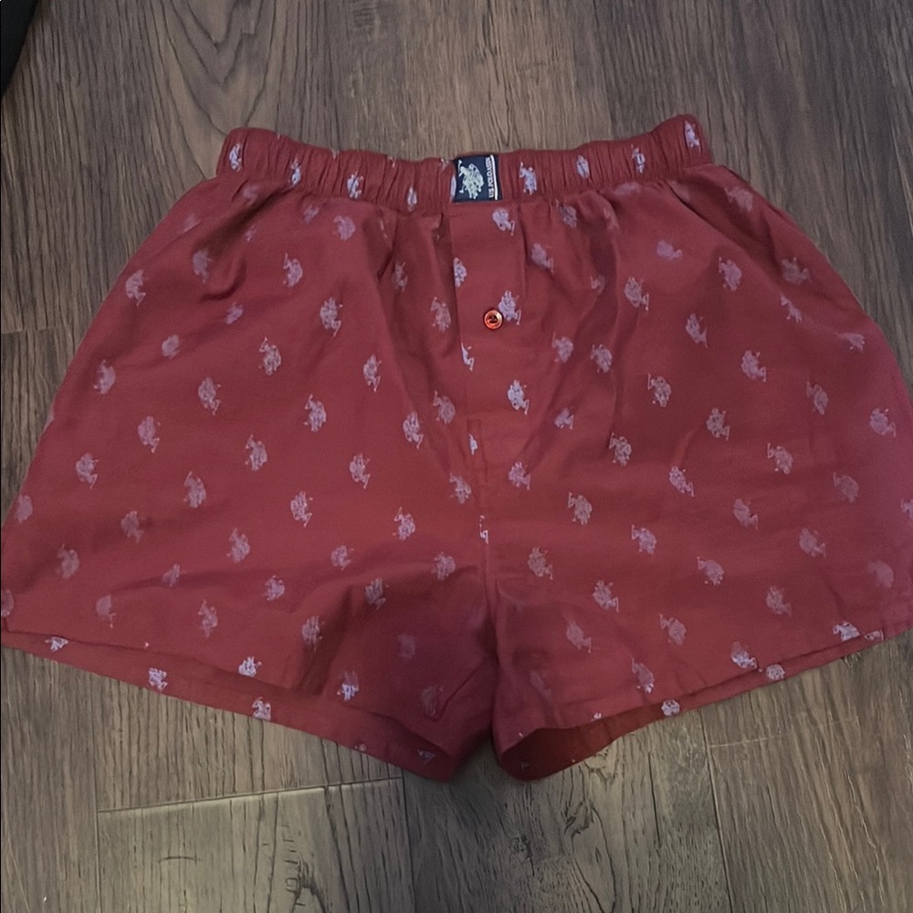 Red Polo Boxer Shorts